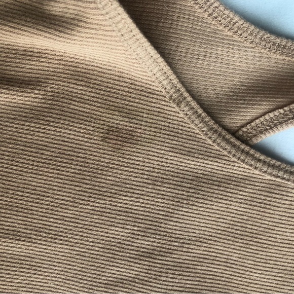 Dickies Women's Logo Tank Top in Tan - Picture 6 of 6